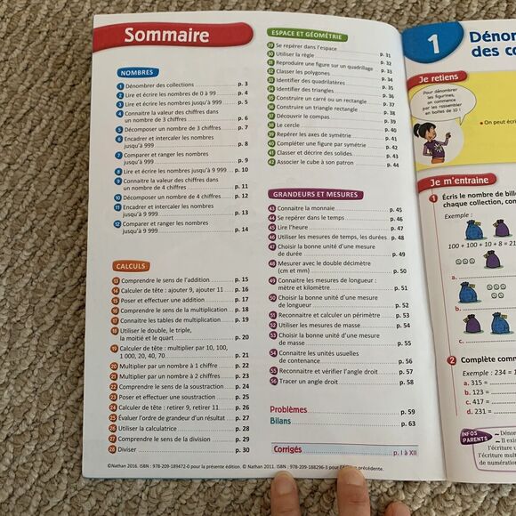 Bundle Of 8 French Activities Book Mathematics And Reading - Picture 4 of 8